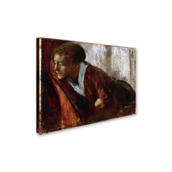 Degas 'Melancholy' Canvas Art,14x19